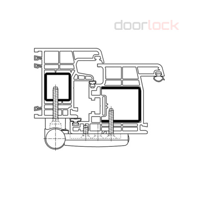 Петля SIMONSWERK SIKU 3D Serie K 4045