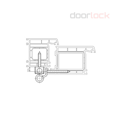Петля SIMONSWERK SIKU RB 5015 3D (матовая нержавеющая сталь)
