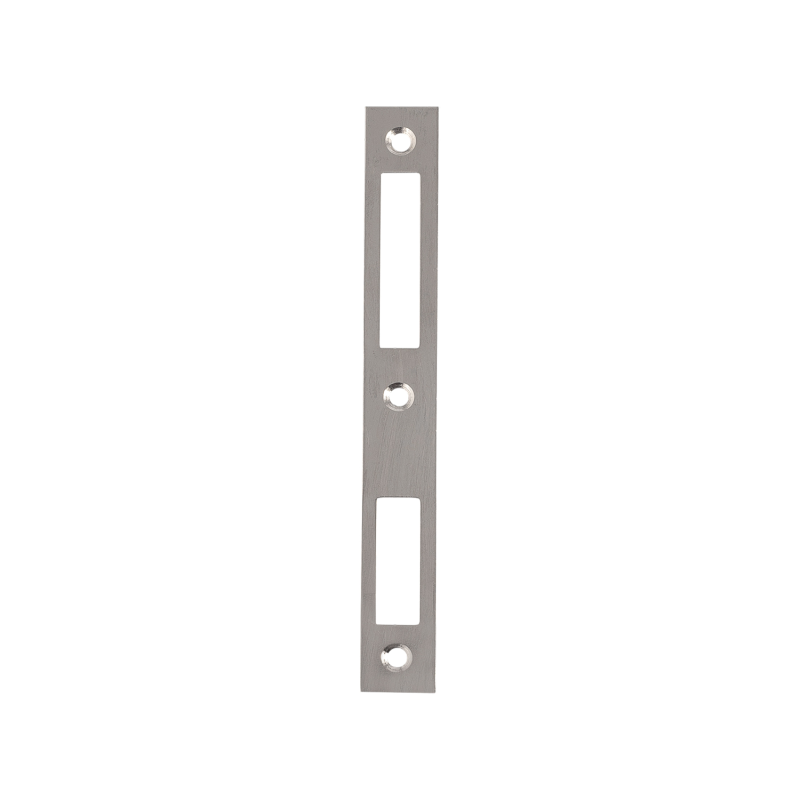 Запорная планка DOORLOCK  PL.22.180.US.Ni для дверных врезных профильный замков PL301, PL201, Nemef 9800, симметричная, матовый никель