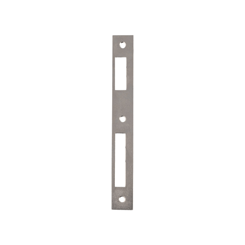 Запорная планка DOORLOCK  PL.23.180.AS.Ni для дверных врезных профильных замков PL301, PL201, симметричная, матовый никель