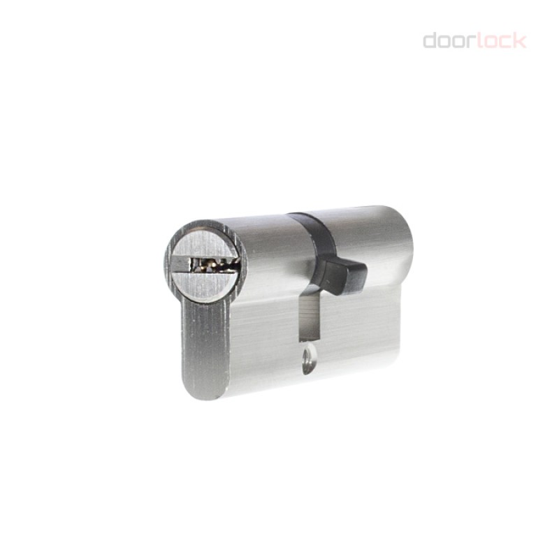 Цилиндровый механизм DOORLOCK V 2300AB N серия Variant, никелированный, 30x40мм, 5 перф.ключей