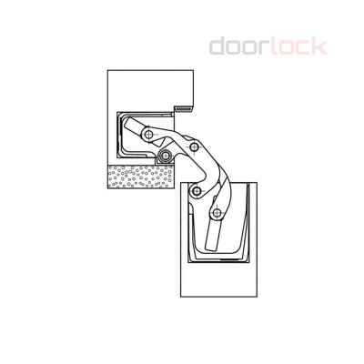 Петля скрытая SIMONSWERK Tectus TE 311 3D FVZ 40 F1