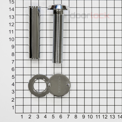 Глазок DL VA16/50-85/180° CP (полированный хром)