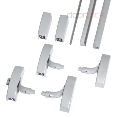 Комплект накладной антипаники dormakaba PHA 2000 на двухстворчатую  дверь