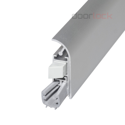 Порог автоматический накладной Athmer Isolporte Deco silver, silicone