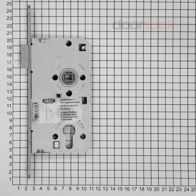 Замок дверной ABUS ES, цилиндровый, серебристый