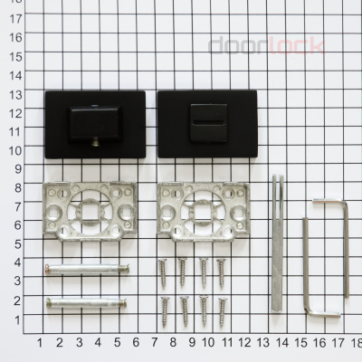 Поворотная кнопка DOORLOCK TK06/P/WC  Phantom MBSN, матовый никель