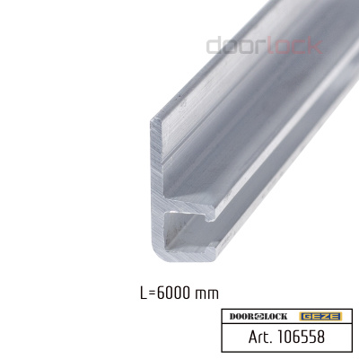 Профиль для щеточного уплотнителя GEZE, L=6000 мм