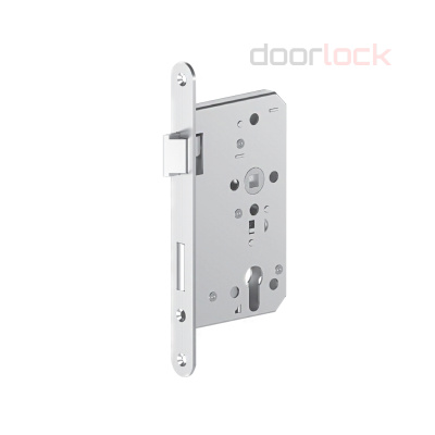 Замок дверной огнестойкий ECO GBS 92, антипаник, бэксет 65 мм, нержавеющая сталь