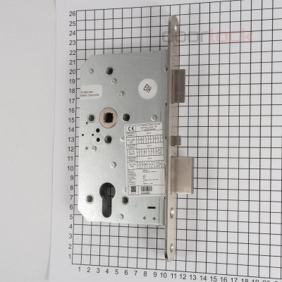 Замок дверной огнестойкий соленоидный ECO SCHULTE GBS 90F 02/06 B, антипаник,  нержавеющая сталь