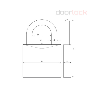 Навесной замок ABUS 64TI/30 TITALIUM